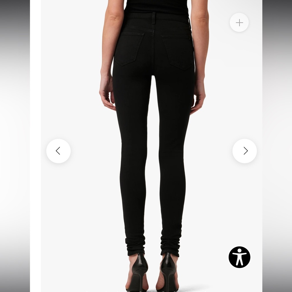 New THE TWIGGY
TALL HIGH RISE SKINNY // FLAWLESS // 34" INSEAM // BLACK size 23 - Picture 3 of 9